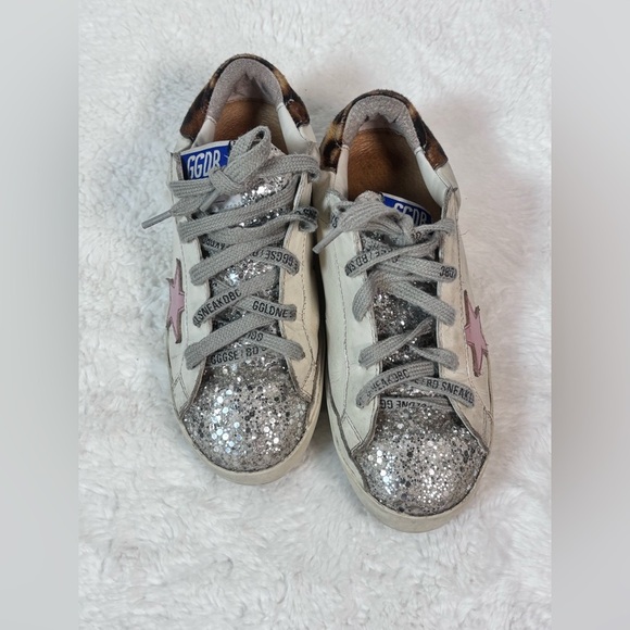 Golden Goose Kids Glitter Sneakers - Silver and Pink 🍓☀️ - Picture 10 of 14